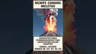 Arti mimpi gunung meletus #viral #artimimpi #maknamimpi #tafsirmimpi #primbon #trending #mimpi