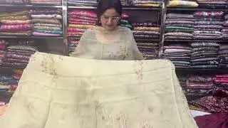 Kabir brand or maheshwari silk mein beautiful new collection (9896153056)(23/10/24)elgant party wear