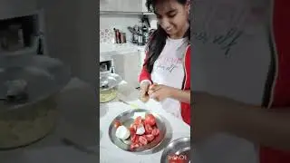 Autism girl cooking👨&zwj;🍳 with mom dekhe Kya banaya Sukhmani kaur ne