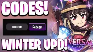*🎆❄️ EVENT* NEW ALL WINTER UPDATE CODES FOR UNIVERSAL TOWER DEFENSE! ROBLOX UNIVERSAL TD CODES