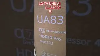 LG TV UHD AI 4K   UA83/43/108CM #LGYV#lg #bollywood #sanjaymauryacomedian #varshachoudhariofficial