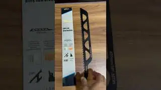 Reciprocating Saw Blade for Concrete Blocks.