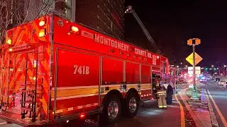 Arrive at Silver Spring MD, 2ND ALARM HIGH RISE BUILDING FIRE- 12/30/23