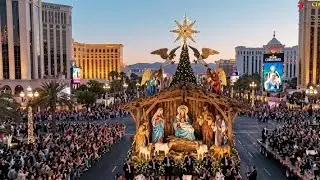 The Nativity Scene Parade in Las Vegas | A moving Christmas festival reenacting the Nativity scene.