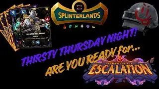 Thirsty Thursday Night! Are you READY... for Escalation? VONAK!