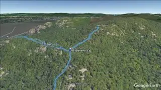 Bull Hill up/back (Cold Spring, NY) - hike flyover