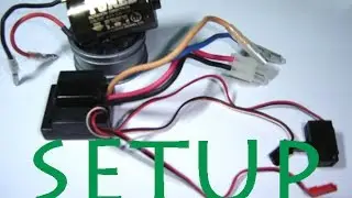 Как запрограммировать/настроить регулятор скорости для коллекторного двигателя Tamiya TEU-101 BK