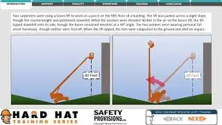 Boom Lift - Operator Safety (OSHA)