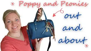 Poppy and Peonies Out and About Purse Review