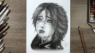 Drawing Baldur's Gate 3 - Evelyn. / Рисунок Врата Балдура 3 - Эвелин.