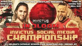 PJ Savage vs Ben Bishop | Invictus Pro Wrestling | Social Media Championship | IN BLOOM III
