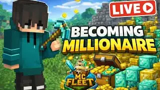 mcFleet LIVE | DAY 2  |  Free में Join करो! Survival + New Updates | Minecraft PE/Java 2026