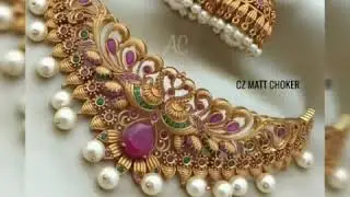 Cz matt chokers price 1700-1900rs
