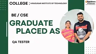 Student Placement Story as Content QA TESTER | QSpiders | Rajajinagar