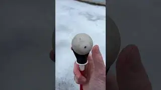 How different cane 🦯 tips do at detecting ice by sound and feel&hellip;my least favorite to favorite.