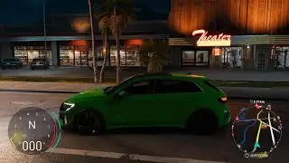 Audi Rs3 green hell dando um rol&eacute; na cidade!! #audi  #rs3  #turbo #carfans  #street  