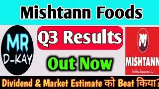 Mishtann foods share latest news || #Mishtann foods Q3 Results 2026, mishtann food target