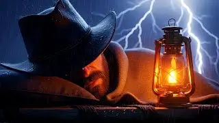 Arthur Sheltering in the Woods During a Long Thunderstorm | RDR2 Rain