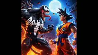 Venom and Goku and Naruto and saitama fight #marvel #dragonball #naruto