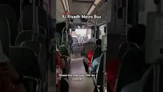 Al Riyadh metro Bus 🚌 In Sudia Arab #newsong #song #haryanvisong #viralsong #callertune #shorts