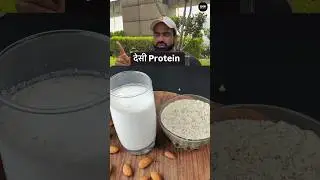 Gym Coach Nitesh Soni's Homemade Desi Protein Powder Recipe #shorts