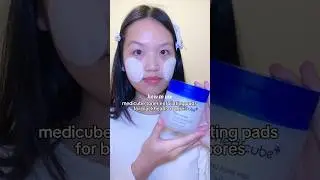 how to use medicube zero pore pads #exfoliate #skincare #ugc
