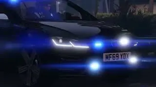 UK Police Unmarked VW Golf R Showcase! (PoliceMP)