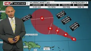 11 a.m. Hurricane Lee Update for September 9
