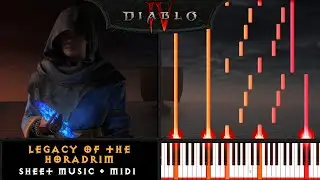 Diablo 4 - Legacy of the Horadrim (Piano Tutorial)