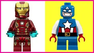 Siêu Anh Hùng Phiên Bản LEGO IRON MAN VÀ Captain America