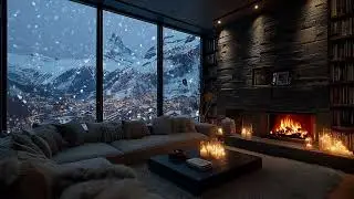 Winter State Ambience with Cold Air, Soft Wind and Calm Atmosphere for Deep Focus and Relaxation
