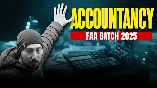 Accountancy Class | Fresh FAA Batch 2025 | Mr Umer Sir | Ignited Minds