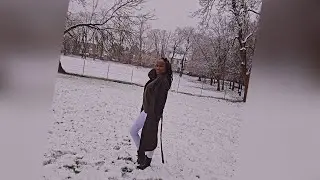 First snow experience in the UK 🇬🇧 #snowinUK #KenyansinUK #AmazingFirst