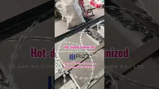 FHZZ&reg; Flat Wrap Razor Wire, Sprial Type Razor Wire Coils for Building Perimeter Security Fencing
