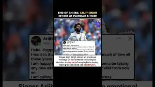 Arijit Singh retirement rumor shocks 🎤#ArijitSingh #Bollywood #MusicNews #SocialMediaBuzz #FactCheck