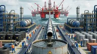 Inside the GIANT Oil Refinery Factory Process &ndash; How Gasoline and Diesel Are Produced (Full Process)
