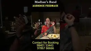 Audience Feedback About Madhan's Band | Best Music Band For Wedding & Events | Wedding Management