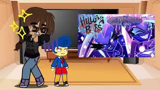 Wally Aus react to klown B#!ch! 👀✨ from helluva boss!