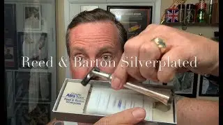 Винтажная посеребренная бритва Gillette Atra от Reed & Barton