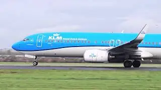 PH-BXC KLM 737-800 💙 Amsterdam &rarr; Barcelona | Smooth Mediterranean Takeoff