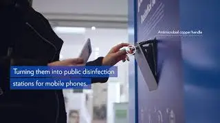 Terveystalo Disinfecting UVC billboard