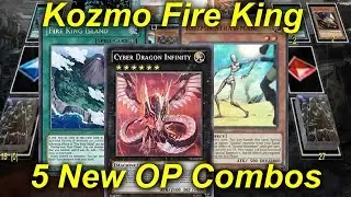 YuGiOh - Kozmo Fire King - 5 New 3 Card Combos (Easy Infinity Access)