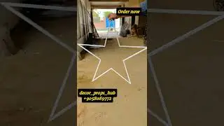 how making wedding new model light | new model ka star light kaise banaye | #decor_props_hub #tent