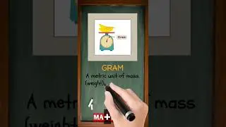 What is Gram? | Simple Math Definition in 30 Seconds | MATHalino123