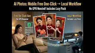 Free One-Click AI Portraits | Zero Skill, No GPU! Mobile to Local Deployment [Integrated Package]