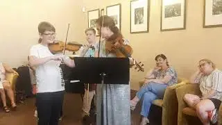 Próbák KOKAS KATALIN Hegedű művésznővel.