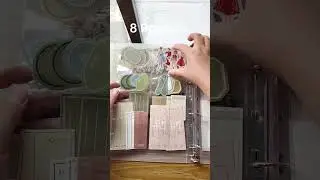 How we organize scrapbook paper and sticker?