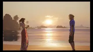 FINAL FANTASY VII REBIRTH - STEAM EDITION - BEACH WALK SCENE