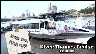 River Thames Cruise London : Hop on - hop off Sightseeing  and Scenic Tour by Boat