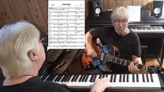 Night Song - Jazz guitar & piano cover ( Lee Adams )